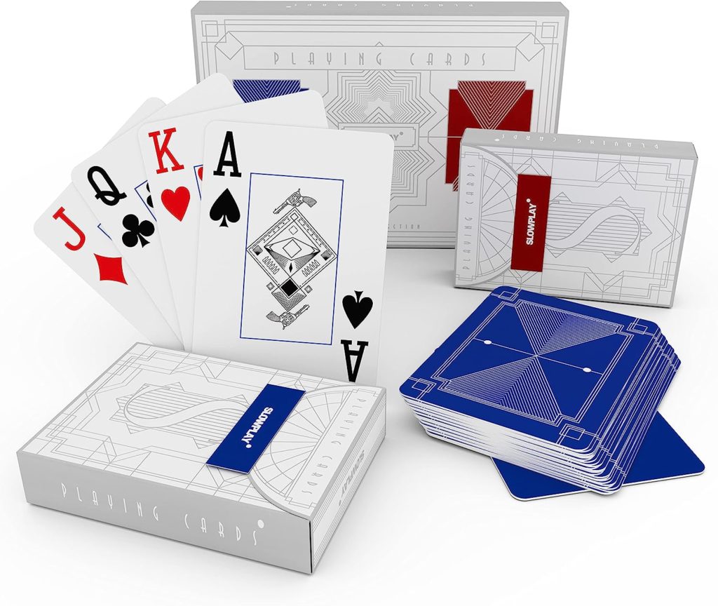 SLOWPLAY Cartes de Poker en Plastique