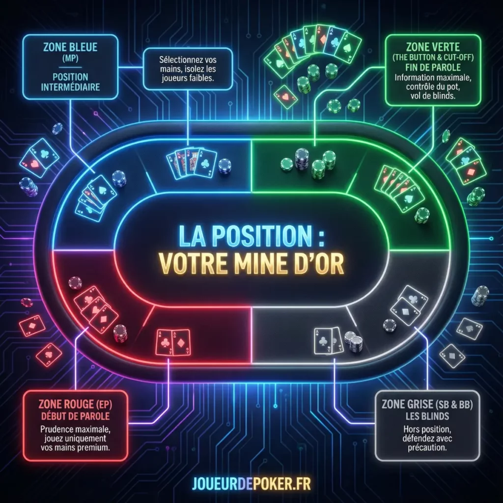 Comment exploiter la position pour gagner au poker 2 position poker avantages