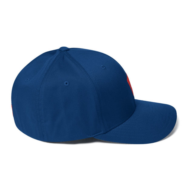 closed back structured cap royal blue right side 63697138a8dad