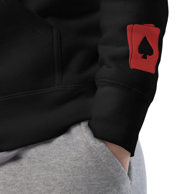 unisex premium hoodie black product details 2 63695e4eaa0af
