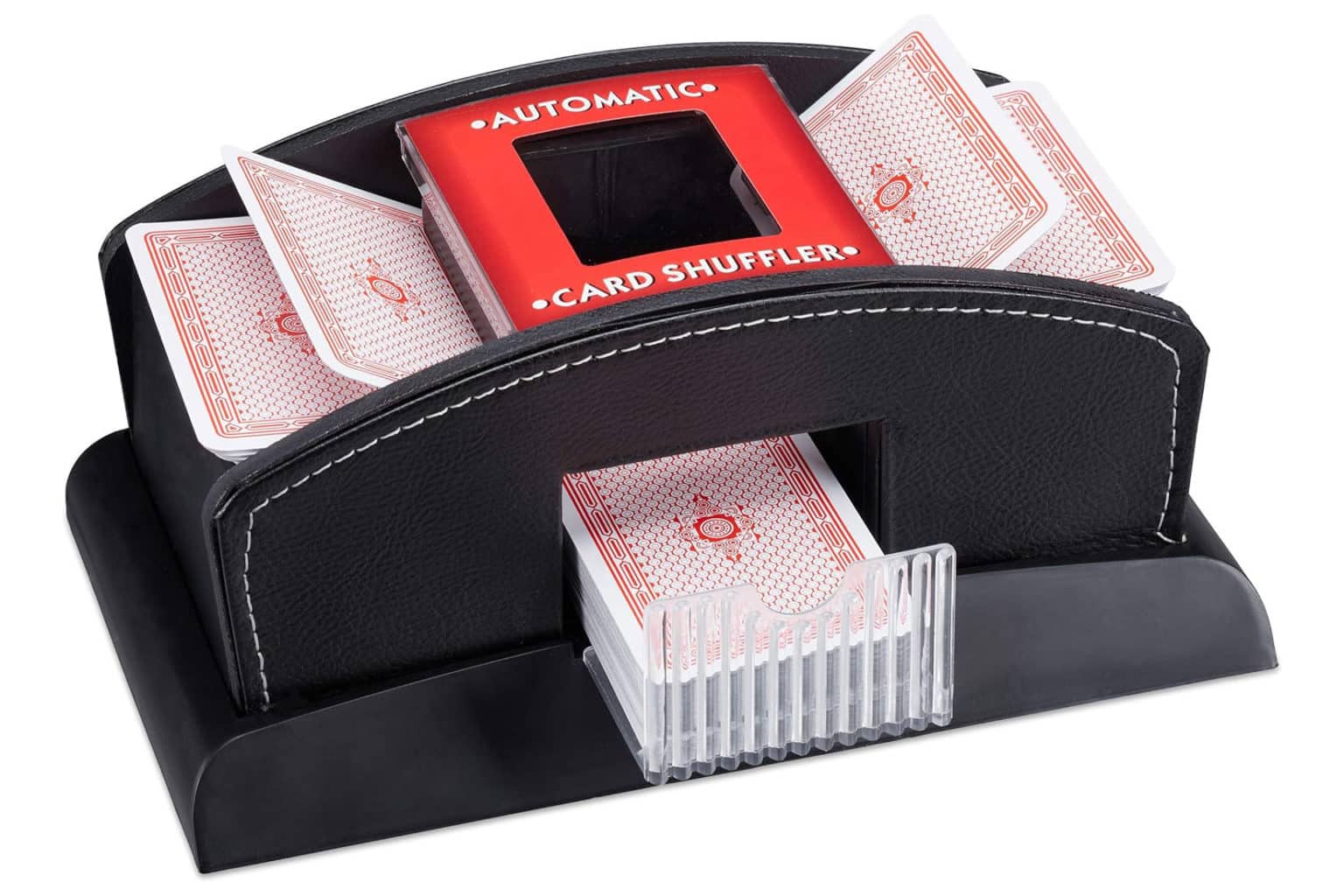 Mélangeur De Cartes Automatique Rechargeable Aquota - Silencieux, Pour 1-2 Jeux - Compatible UNO, Poker