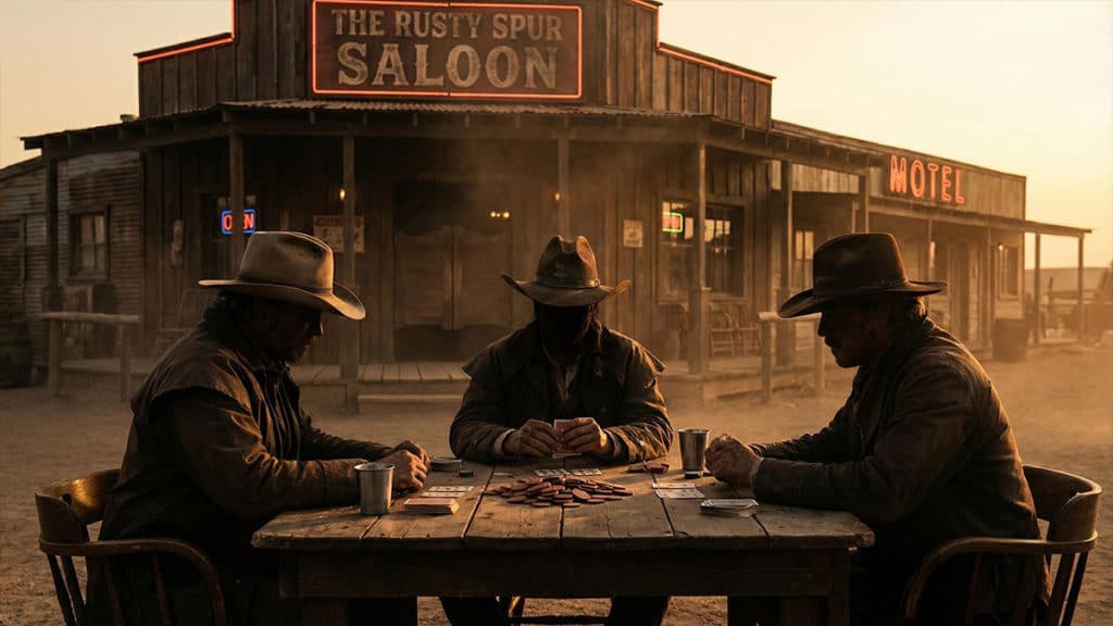Les derniers cow-boys : l’odyssée sauvage des Texas Rounders 7 rusty spur saloon texas rounders